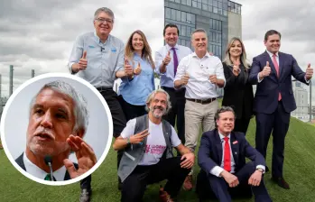 Actualmente, la Gran Consulta está conformada por Juan Carlos Pinzón, Enrique Peñalosa, Aníbal Gaviria, Vicky Dávila, Mauricio Cárdenas, Juan Manuel Galán, Juan Daniel Oviedo, David Luna y Paloma Valencia. Aún está por definirse si se admite el ingreso del exministro Daniel Palacios. FOTO: COLPRENSA