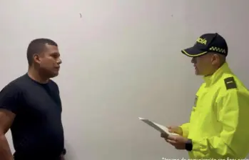 Ambos patrulleros no aceptaron los cargos imputados por la Fiscalía. FOTO Fiscalía General de la Nación. 