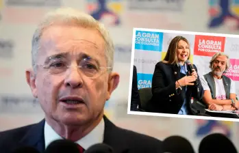 El expresidente salió en defensa de su candidata presidencial en medio de tensiones con Juan Daniel Oviedo sobre una eventual fórmula vicepresidencial. FOTO: COLPRENSA 