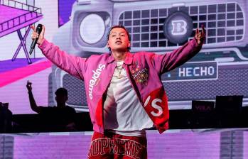 Stiven Mesa Londoño, Blessd, es un cantante antioqueño. Es uno de los nuevos rostros de la música urbana. Foto: Getty.