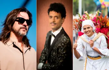 Juanes logró su primera nominación a los India Catalina como actor, también está nominado Juancho Valencia y la transmisión en telemedellín del Desfile de Silleteros. FOTOS Cortesía