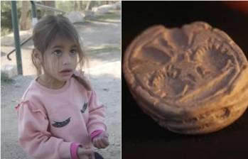 La reliquia arqueológica, llamada amuleto de escarabajo cananeo de 3.800 años de antigüedad, es un objeto de gran valor de la época de la Edad de Bronce Medio y Final. FOTO: CAPTURA VIDEO AUTORIDAD DE ANTIGÜEDADES DE ISRAEL