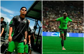 Cucho Hernández y Óscar Estupiñán marcaron este fin de semana. FOTO: Instagram cucho hernández y estupiñán9