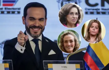 Viviane Morales, Elsa Noguera y Juliana Gutiérrez ya fueron designadas. La ley exige un número de ministerios ocupados por mujeres; estas son las cuentas por ahora para el gabinete del presidente electo Abelardo de la Espriella. Foto: Colprensa