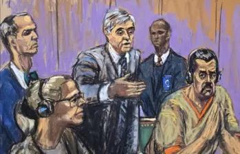 Nicolás Maduro compareció este jueves ante un juez en Nueva York por segunda ocasión. Foto: redes sociales Jane Rosenberg