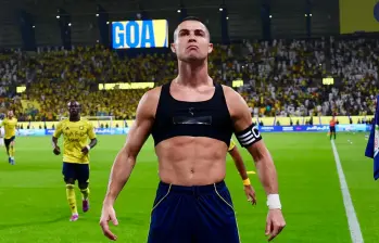 Con este gol de chilena, Cristiano Ronaldo suma 954 goles en toda su carrera profesional, buscando llegar a los 1000. FOTO: Tomada de redes sociales @Cristiano