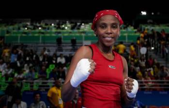 La boxeadora colombiana Ingrit Vidal se clasificó a los Juegos Olímpicos de París 2024. FOTO COLPRENSA 
