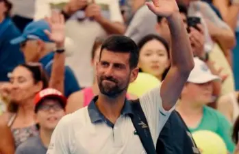 Novak Djokovic cayó eliminado en Cincinnati. FOTO: Captura de vídeo