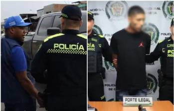 La Policía frustró un atentado con explosivos en contra de una estación de Policía en Cali. FOTO: Captura video de la Secretaría de Seguridad y Justicia de Cali