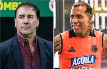 Con 39 años, Dayro Moreno, delantero y capitán del Once Caldas, es el goleador del Futbol Profesional Colombiano con 367 anotaciones. FOTO: Redes sociales @FCFSeleccionCol y Getty