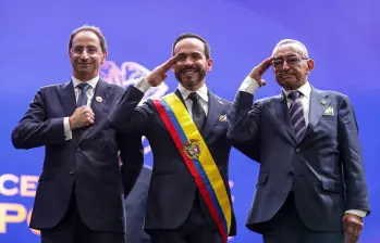 Con la banda cruzando el pecho de Abelardo de la Espriella, Colombia comenzó oficialmente un nuevo ciclo político. FOTO: PRESIDENCIA