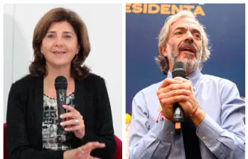 La excanculler cuestionó la coherencia de Juan Daniel Oviedo como voz del centro y criticó la polarización entre uribismo y petrismo. FOTO: COLPRENSA