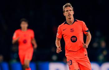 Dani Olmo fue campeón del Mundial 2026 con España. FOTO: X FCBarcelona