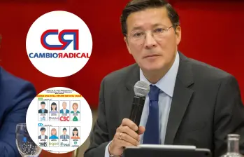 El registrador nacional Hernán Penagos dejó claro que los jurados deben informarles a los ciudadanos sobre la existencia del tarjetón electoral para la consulta presidencial. FOTO: Registraduría Nacional del Estado Civil