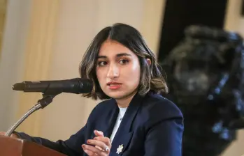 Laura Sarabia, embajadora de Colombia en Londres. Foto: Colprensa