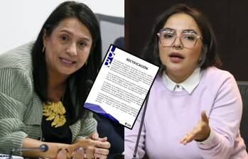 La senadora Jennifer Pedraza contactó a la Universidad Pontificia Bolivariana, quien rectificó información que había divulgado acerca de los estudios de la ministra de Culturas Paola Holguín. Foto: Colprensa/UPB.