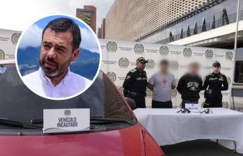 Según explicó Galán, la Policía Metropolitana de Bogotá ya los tenía plenamente identificados por haber participado en al menos cuatro casos de fleteo. FOTO: Policía Metropolitana de Bogotá y Alcaldía de Bogotá