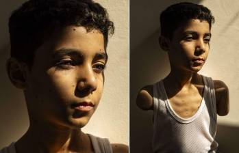 Esta es la fotografía de Mahmoud Ajjour que ganó el World Press Photo este 2025. FOTO: World Press Photo -Samar Abu Elouf 