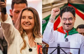 Paloma Valencia e Iván Cepeda se mueven con diferentes estrategias que combinan la consolidación de sus nichos y la búsqueda de votos nuevos. FOTO: Cortesía/Redes sociales.