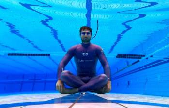 Vitomir Maricic tiene 40 años de edad y es uno de los mejores apneístas del mundo. FOTO AFP