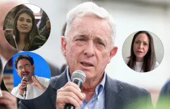 El expresidente Álvaro Uribe se refirió a Paloma Valencia, Iván Cepeda y María Corina Machado. Foto: Colprensa
