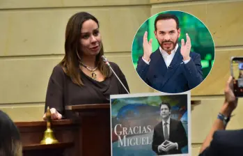 María Claudia Tarazona le hace petición a Abelardo de la Espriella a días de cumplirse el año de la muerte del senador y precandidato presidencial, Miguel Uribe Turbay. Fotos: Colprensa y Manuel Saldarriaga