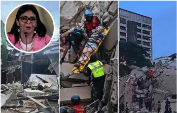 Las réplicas del terremoto que hoy mantienen en vilo a los venezolanos han terminado por desnudar la realidad que el palacio presidencial intentaba ocultar. FOTO: Getty y AFP