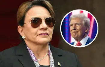 La presidenta de Honduras, Xiomara Castro, denunció este martes una “adulteración” de los resultados de las elecciones en su país. FOTO: AFP y Getty