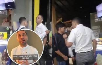 Carlos Dueñas, concejal de Cúcuta. Fotos: captura de videos