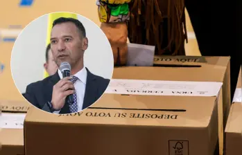 El ministro de Defensa, general retirado Pedro Sánchez, confirmó en una declaración ante los medios la captura de estas personas en el barrio Santiago de Cali, en Popayán (Cauca). FOTO: Colprensa y El Colombiano