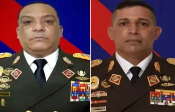 Los nuevos integrantes en el alto mando militar de Venezuela. FOTOS: Tomadas de X @delcyrodriguezv