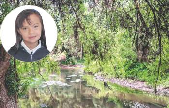 Valeria Afanador de 10 años, salió por una cerca del Gimnasio Campestre Los Laureles, en el municipio de Cajicá, en Cundinamarca. FOTO El Colombiano