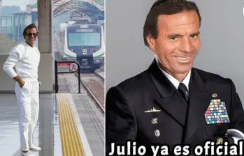 El mes de julio de 2025 llegó cargado de memes de Julio Iglesisas. FOTOS: Tomadas de redes 
