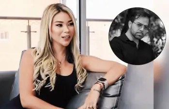 Day Vásquez, exesposa de Nicolás Petro y el abogado Alejandro Carranza. Foto: captura de video y redes sociales. 