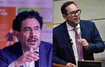 Iván Cepeda y Lidio García. Foto: Colprensa.