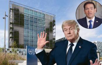 El gobierno de Donald Trump anunció sanciones a la CPI. FOTO: CPI, Getty y @SecRubio