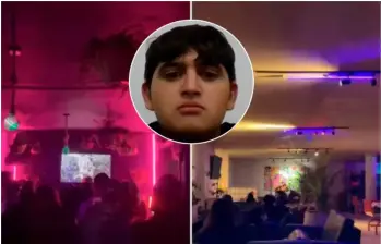 Jaime Esteban Moreno, el estudiante de la Universidad de los Andes, murió en la madrugada del 31 de octubre tras salir de una fiesta de Halloween en el bar Before Club en Bogotá. FOTO: Captura videos de redes sociales y cortesía