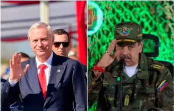 José Antonio Kast, presidente elector de Chile; y Nicolás Maduro, líder del régimen de Venezuela. FOTO: Tomada de X @joseantoniokast y Getty
