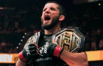 Islam Makhachev defendió el título en el peso wélter. FOTO: Captura de vídeo