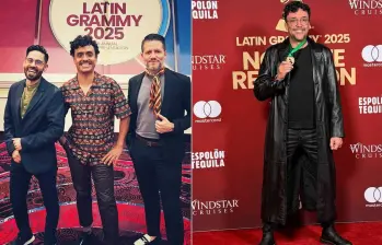 Puerto Candelaria y Andrés Cepeda están presentes en Las Vegas para la ceremonia de los Latin Grammy. FOTOS Cortesía @puertocandelaria y @andrescepeda