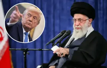 Ali Jamenei ya había recibido advertencias por parte de autoridades de Israel, las cuales fueron recordadas por Donald Trump. Fotos: AFP y Getty Images