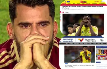 De esta manera reaccionó la prensa de Venezuela tras la derrota de la selección contra Colombia por la clasificación al Mundial 2026. FOTOS: Capturas de pantalla 