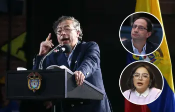 En la foto, el presidente Gustavo Petro, quien ha apoyado de frente al candidato del Pacto Histórico, Iván Cepeda. Fotodetalle: José Manuel Restrepo y Jennifer Pedraza. Fotos: Colprensa