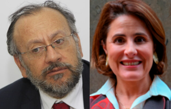 El exmagistrado Gustavo Gómez Aranguren y la abogada Paula Robledo ocuparán dos nuevos cargos en el gobierno de Gustavo Petro. FOTO: cortesía