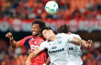 DIM busca avanzar a la siguiente ronda de la Libertadores en el Atanasio frente al Liverpool uruguayo. FOTO MANUEL SALDARRIAGA