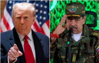 Los presidentes de Estados Unidos, Donald Trump, y de Venezuela, Nicolás Maduro, se han enviado múltiples advertencias en medio del escalamiento de las tensiones entre ambos países. FOTOS: Getty