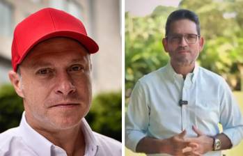 A la izquierda, Héctor Olimpo; a la derecha, Juan Guillermo Zuluaga. Foto: Colprensa/Redes Sociales. 