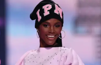 Valentina Castro, modelo nacida en Tumaco, fue seleccionada como ángel de Victoria’s Secret para el desfile del pasado 15 de octubre de 2025 en Nueva York, Estados Unidos. FOTO: AFP
