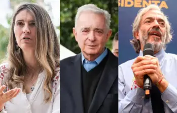 Paloma Valencia canceló su gira por Antioquia para hacer presencia en el suroccidente del país tras un fin de semana de atentados. Foto: Camilo Suárez/Cortesía/Colprensa.