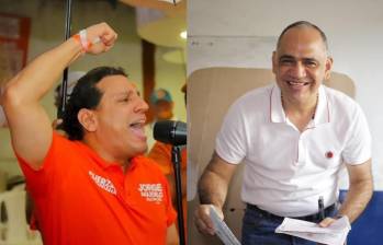 La Registraduría tendrá que proceder, como cita el reglamento, a nombrar al segundo con la votación más alta en los pasados comicios regionales del 29 de octubre, que en este caso fue Carlos Pinedo (a la derecha). FOTO: REDES SOCIALES
